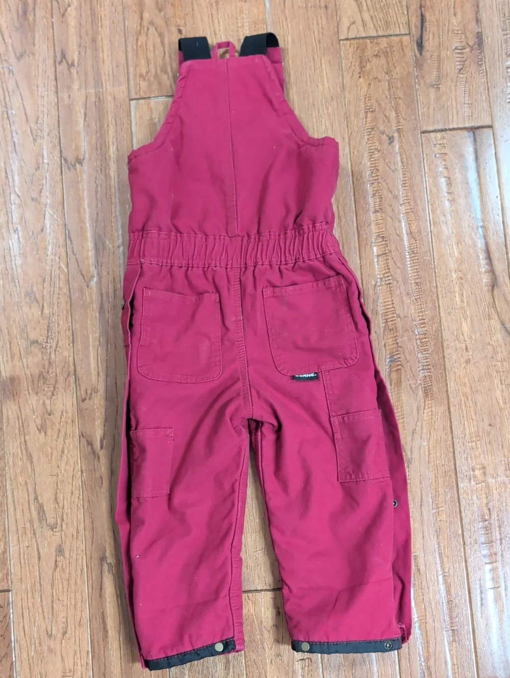 Berne Softstone Children's Hooded Jacket And Overalls in Deep Berry